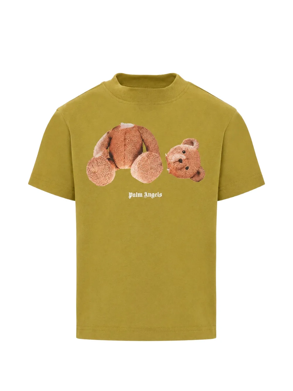 Palm Angels Kids bear-print T-shirt - Verde