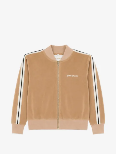 Palm Angels Kids logo-print track jacket