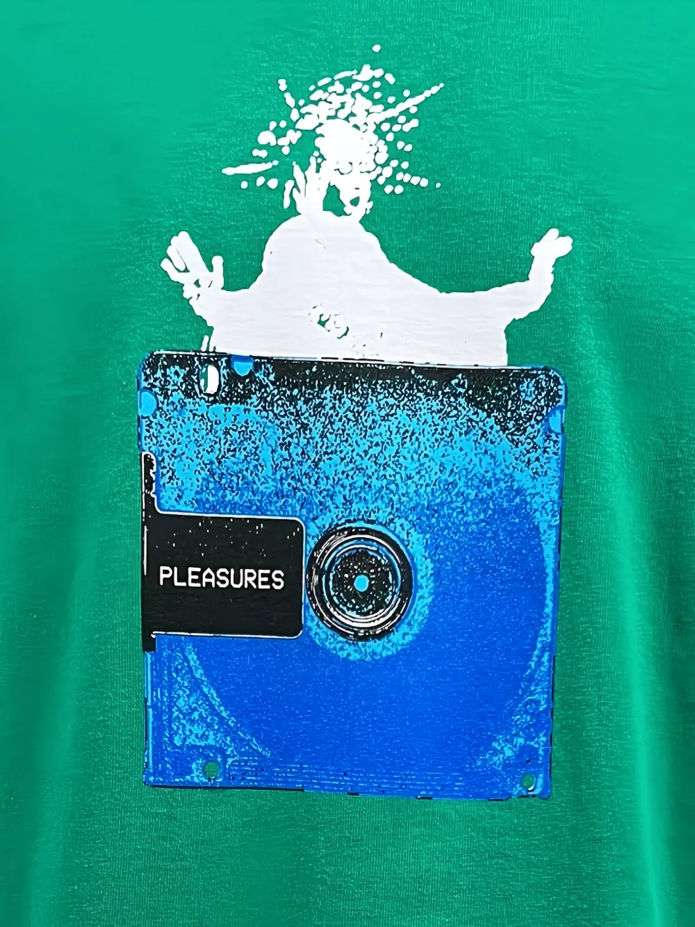 Pleasures Opera T-shirt met grafische print Groen