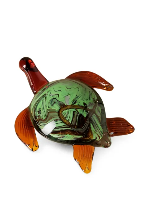 CU I SEEYOU turtle-shaped glass ornament