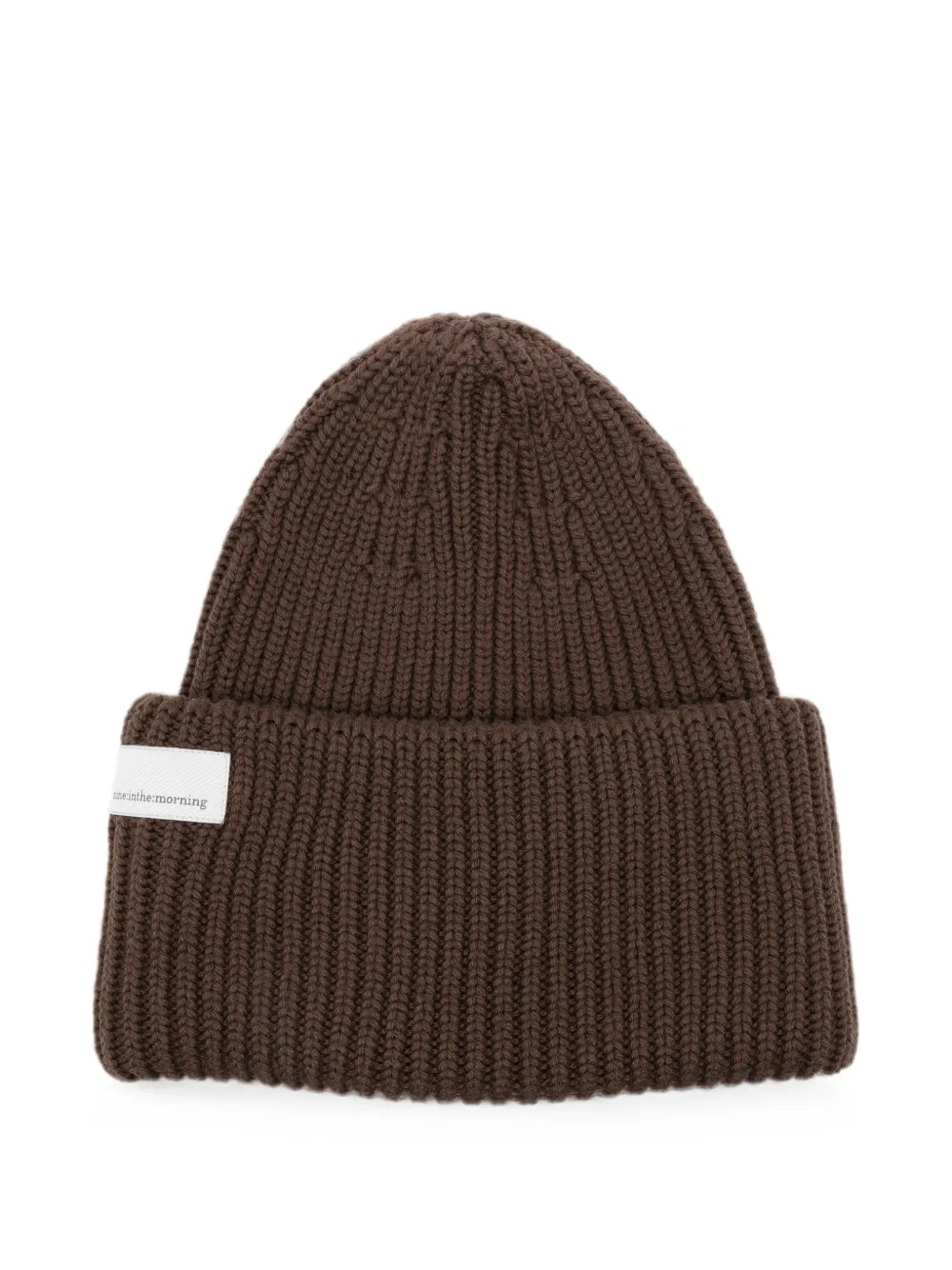Nine In The Morning Umi-Et ribbed-knit beanie hat - Marrone