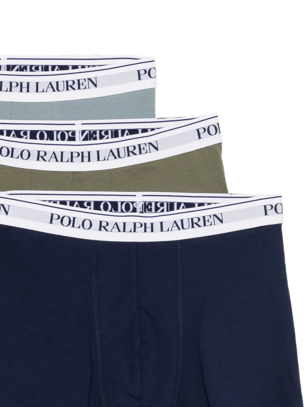 Polo Ralph Lauren Drie boxershorts met logoband Blauw
