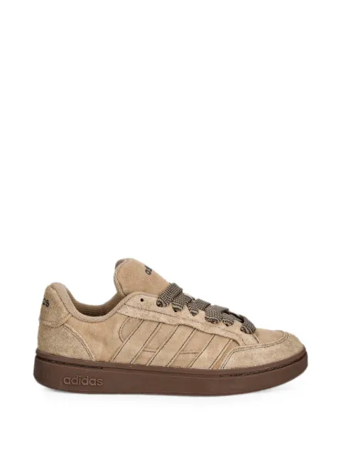adidas Ground Court Alpha suede panelled sneakers