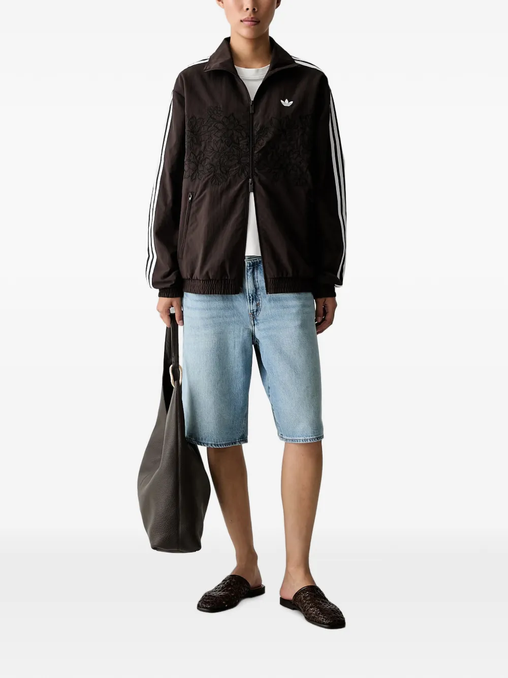 adidas floral GFX Firebird loose track jacket Bruin