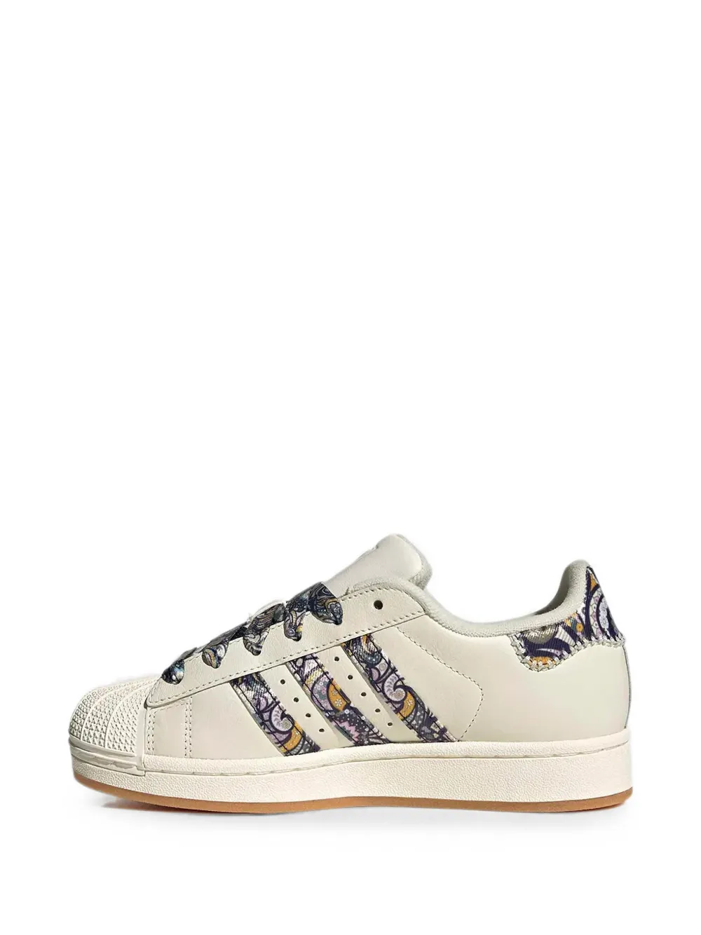 adidas Kids x Liberty London Superstar II sneakers Wit