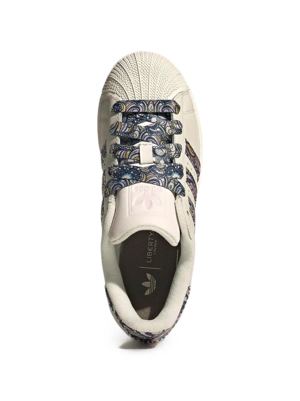 adidas Kids x Liberty London Superstar II sneakers Wit