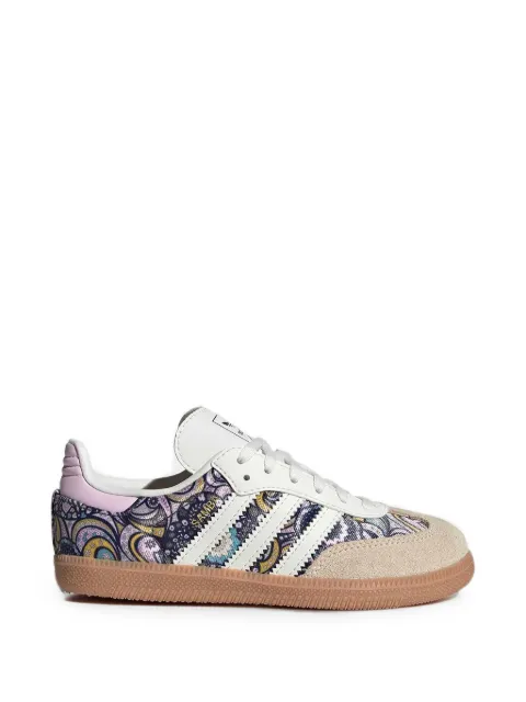 adidas Kids Samba OG paisley-print sneakers