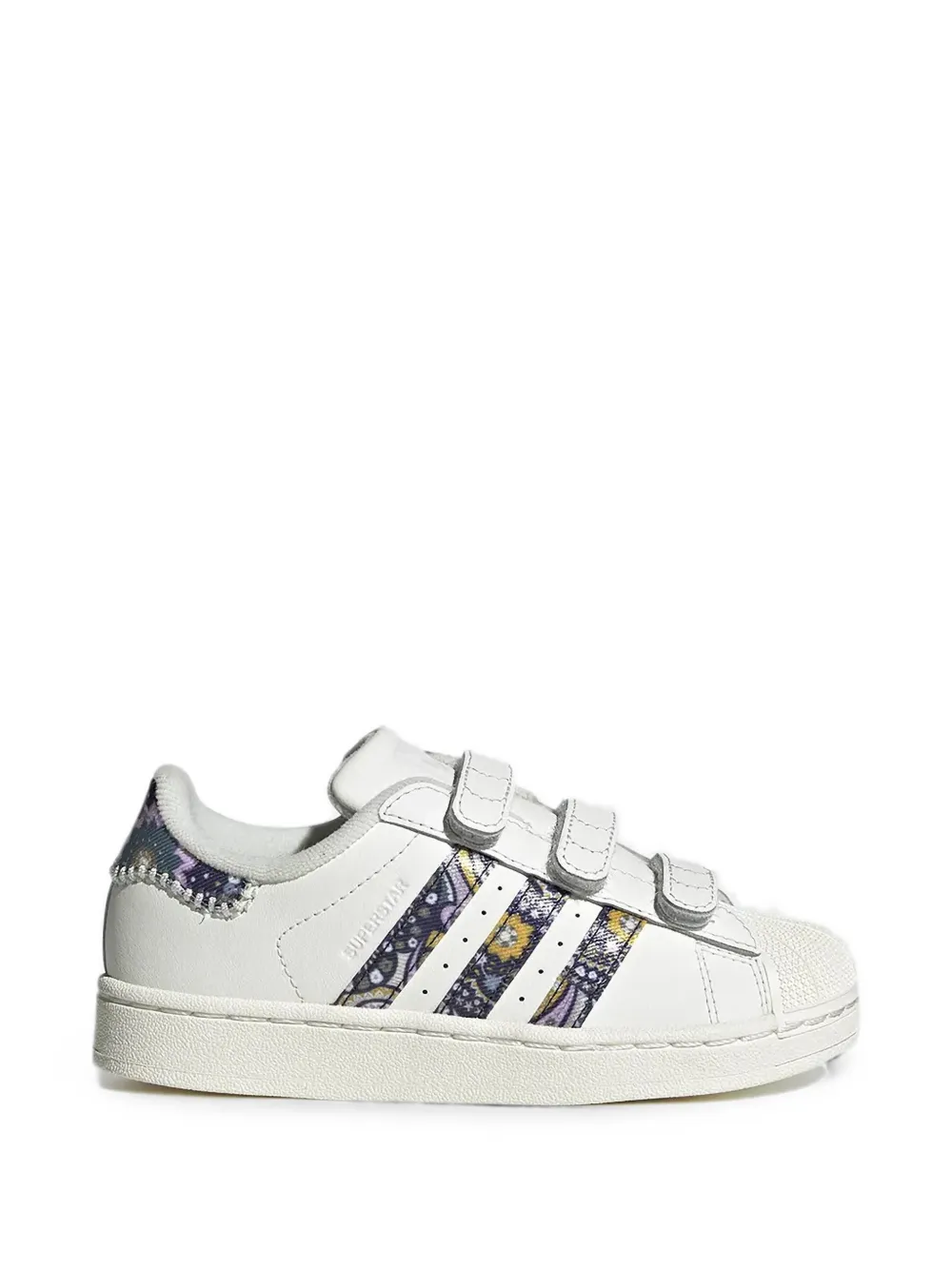 adidas Kids x Liberty London Superstar II sneakers Wit
