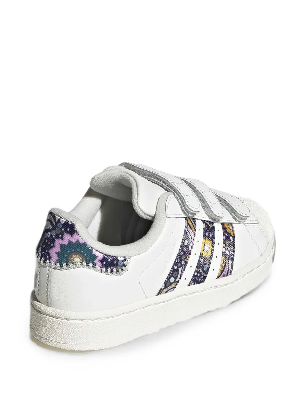 adidas Kids x Liberty London Superstar II sneakers Wit