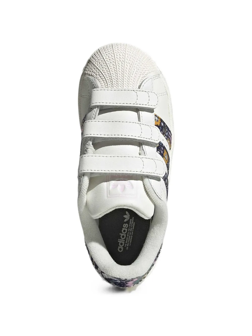 adidas Kids x Liberty London Superstar II sneakers Wit