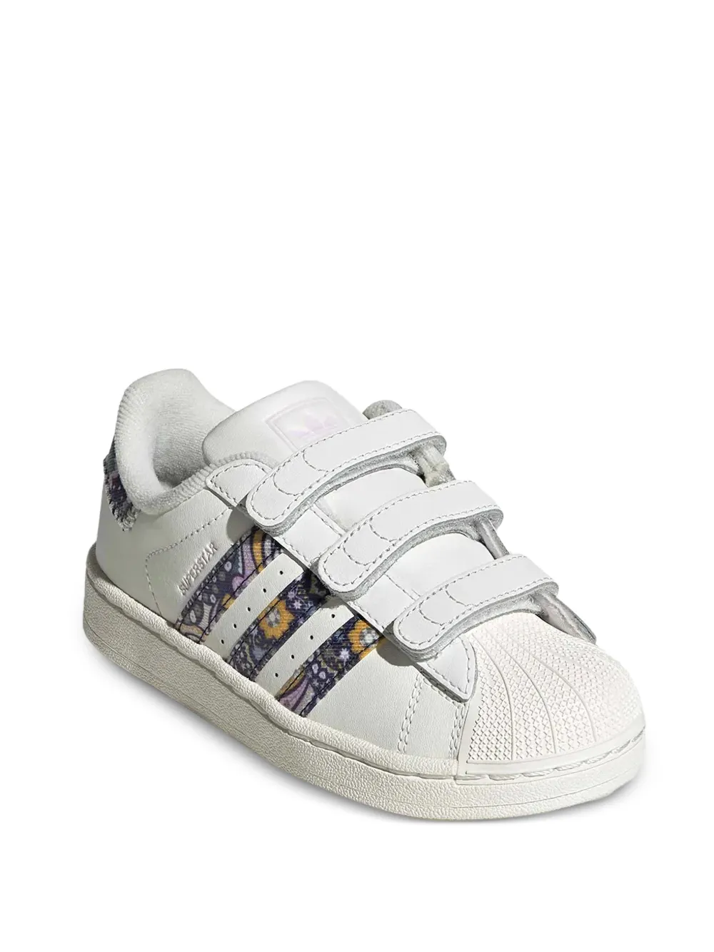 adidas Kids x Liberty London Superstar II sneakers - Bianco