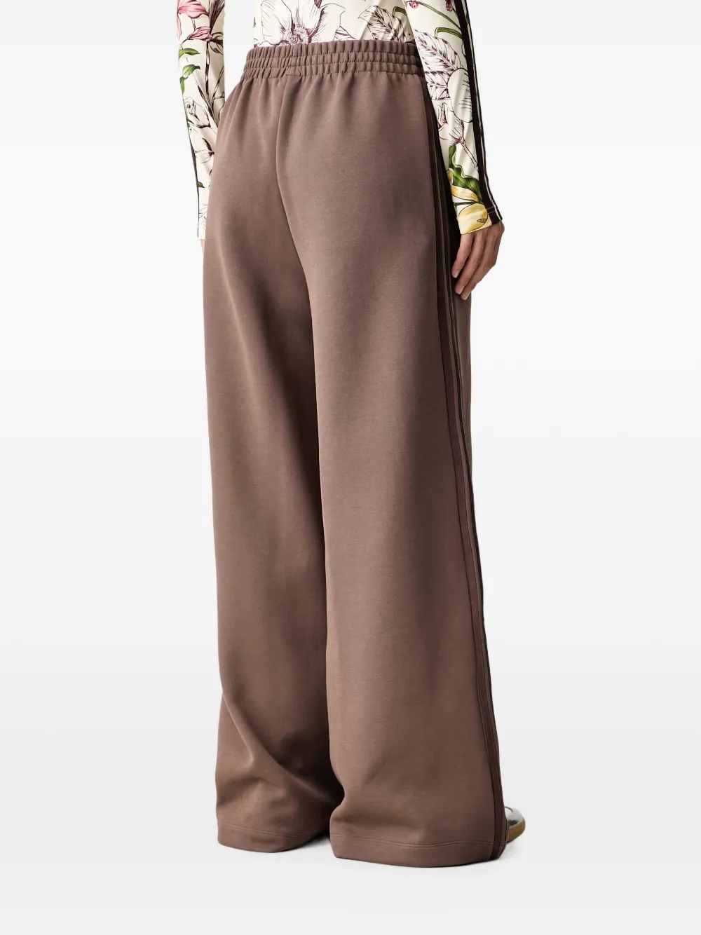 adidas logo-embroidered wide-leg track pants Bruin