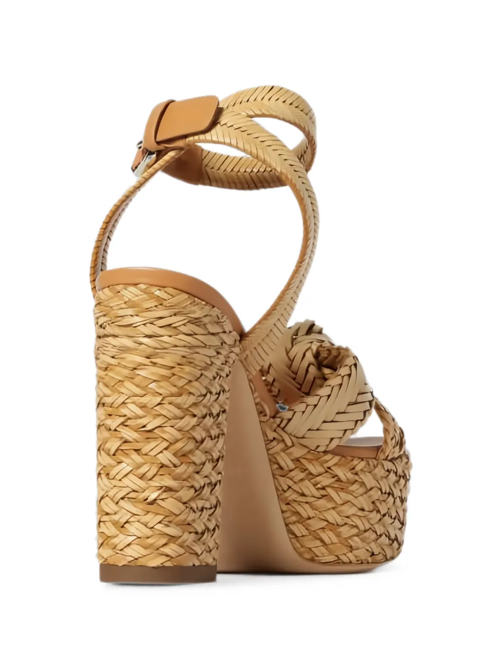 Casadei braided knot sandals Beige