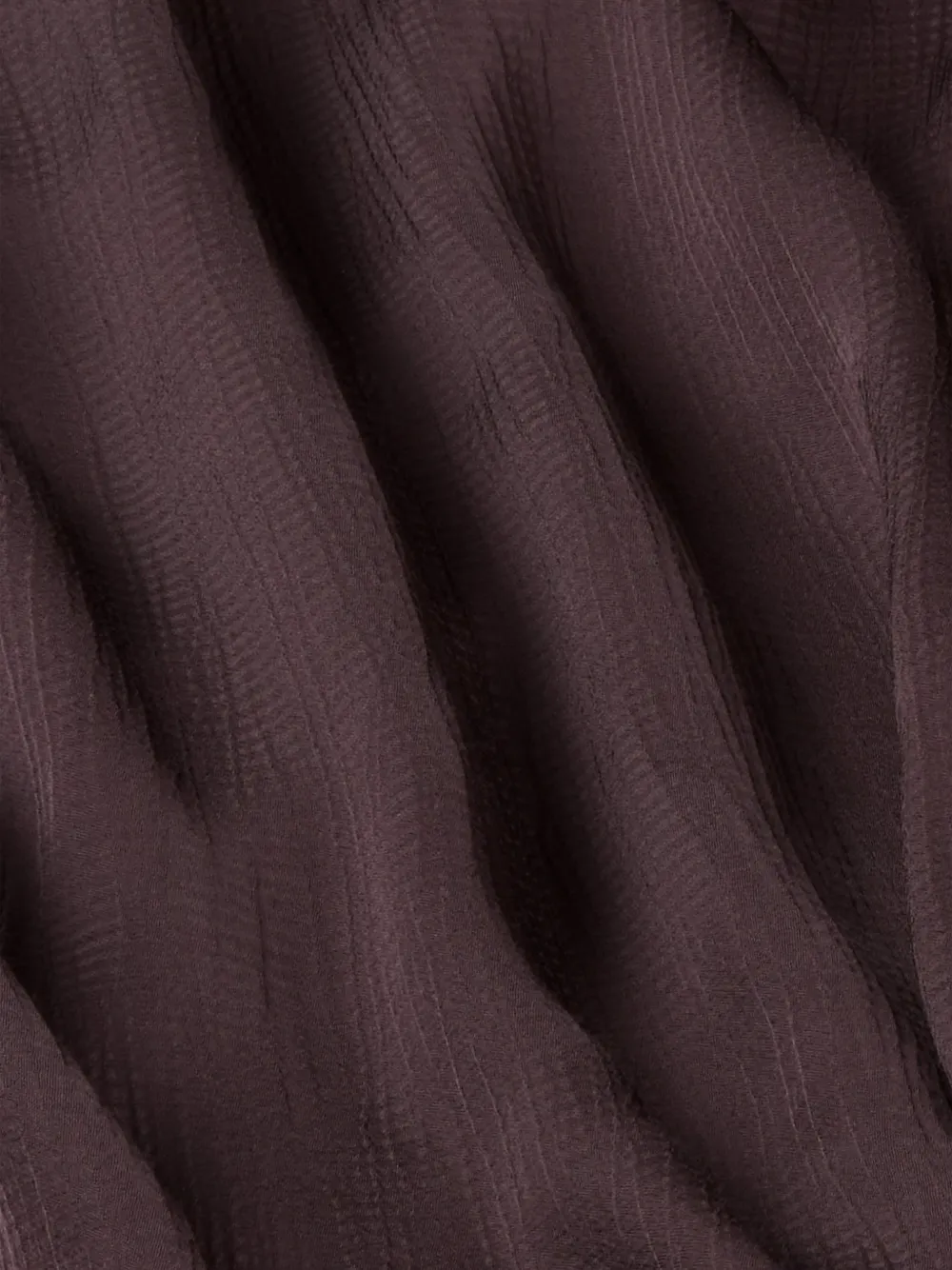 BONDI BORN Ardea Draped Asymmetric Maxi Dress in Brown, view 2