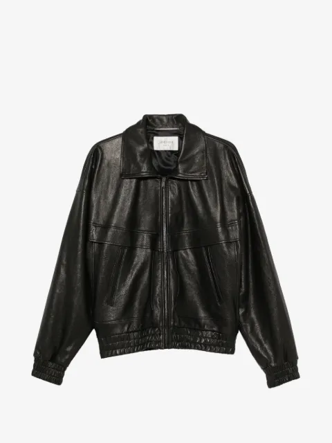 Saint Laurent jacket in bubbled lambskin