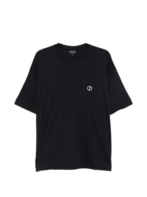 Giorgio Armani camiseta con parche del logo