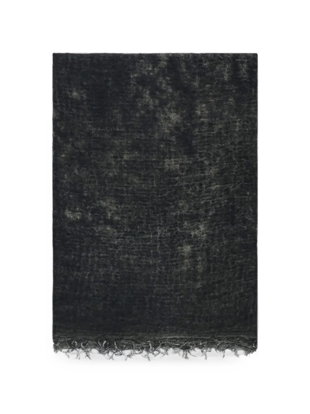 Avant Toi fringed cashmere scarf - Nero
