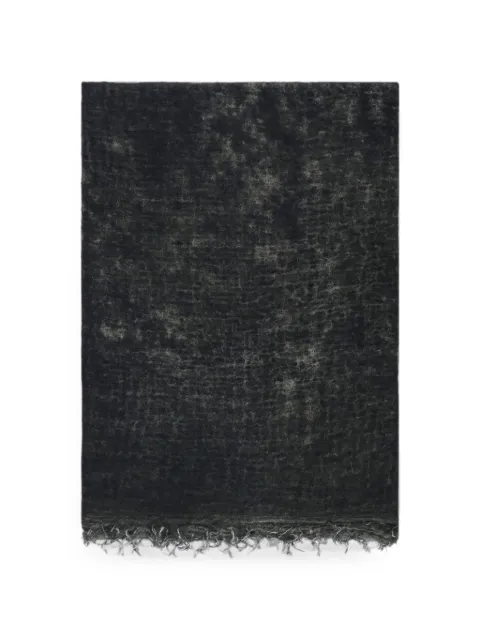 Avant Toi fringed cashmere scarf