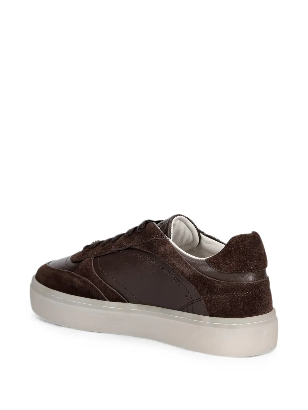 Furla Allegra suede-panel sneakers Bruin
