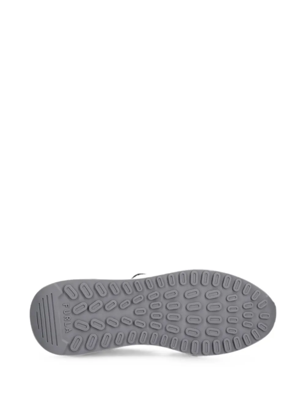 Furla Retro metallic-effect panelled sneakers Wit
