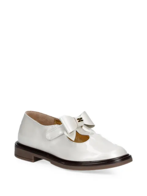 Elisabetta Franchi La Mia Bambina flats con detalle de moño