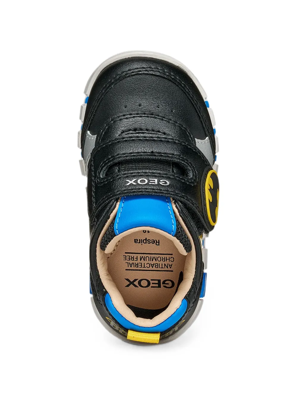 Geox Kids Batman touch-strap trainers Zwart