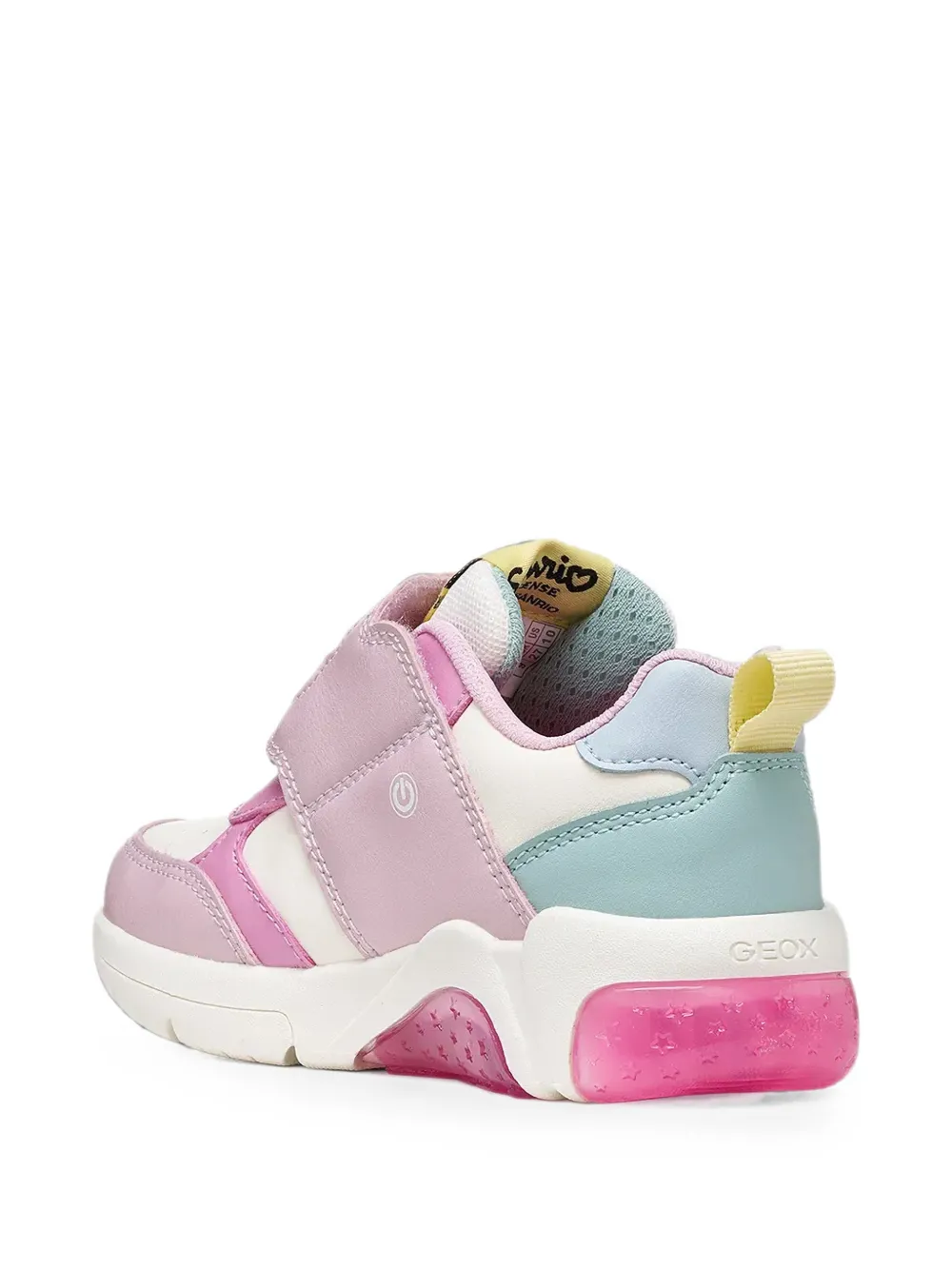 Geox Kids Hello Kitty touch-strap sneakers Roze