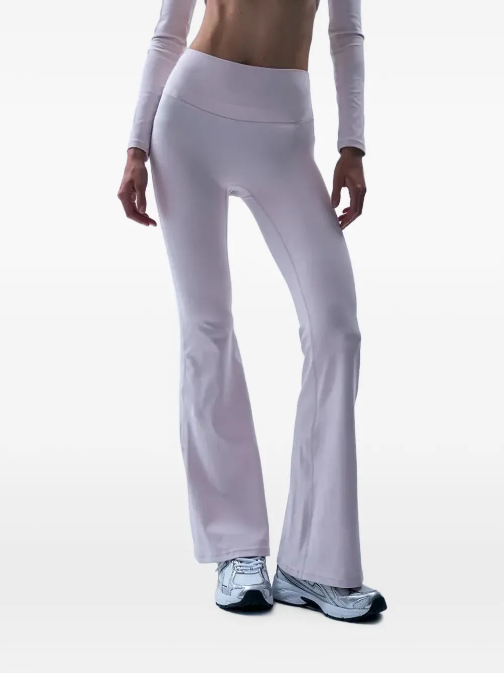 God Save Queens Flared Trousers In Gray
