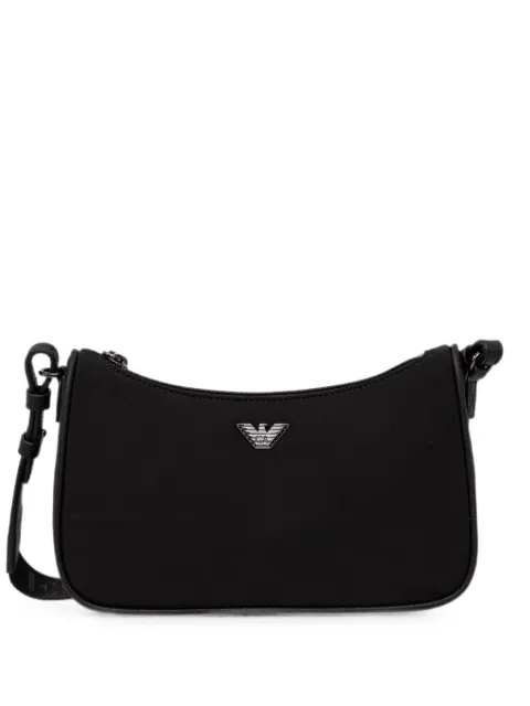 Emporio Armani bolsa de hombro con placa del logo