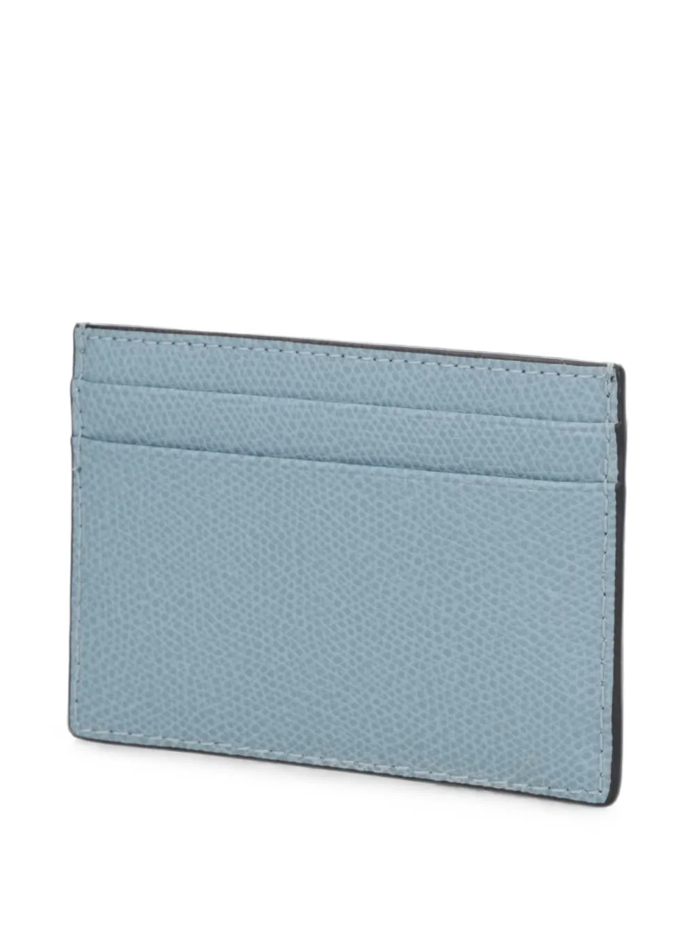 Furla Leren pasjeshouder met logoplakkaat Blauw