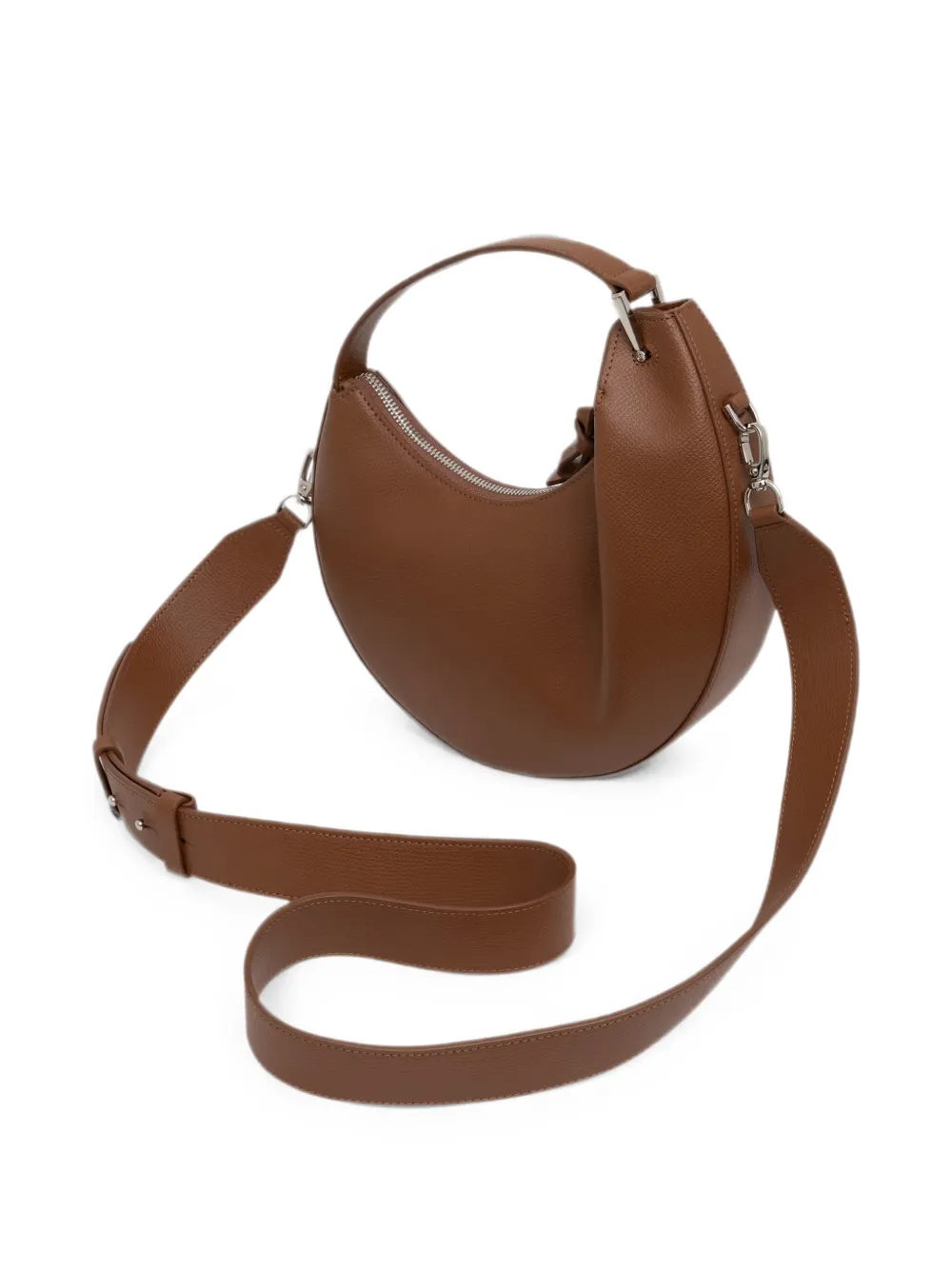 Emporio Armani 1981 leren mini-tas Bruin