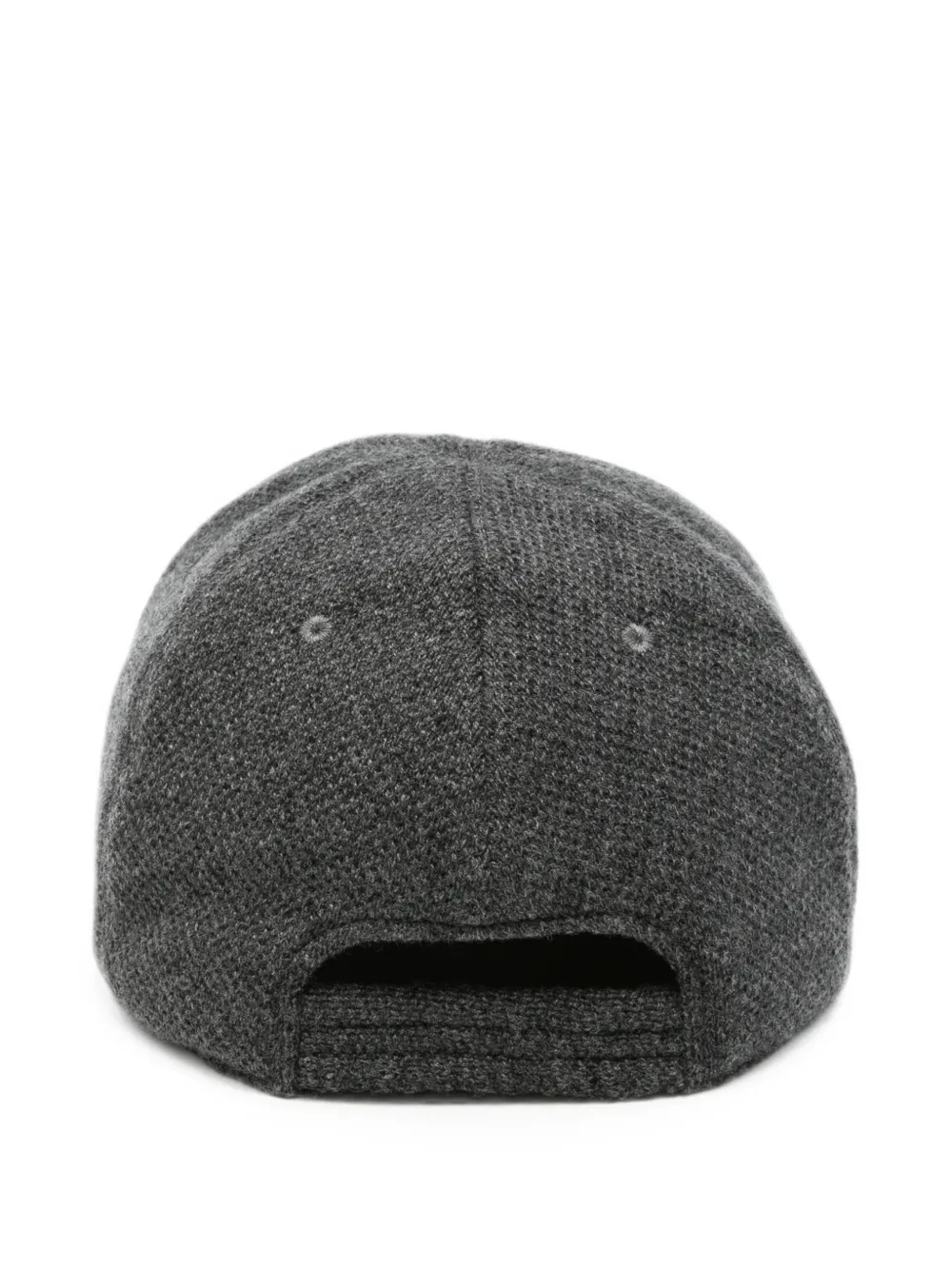 Kiton Gebreide honkbalpet Grijs