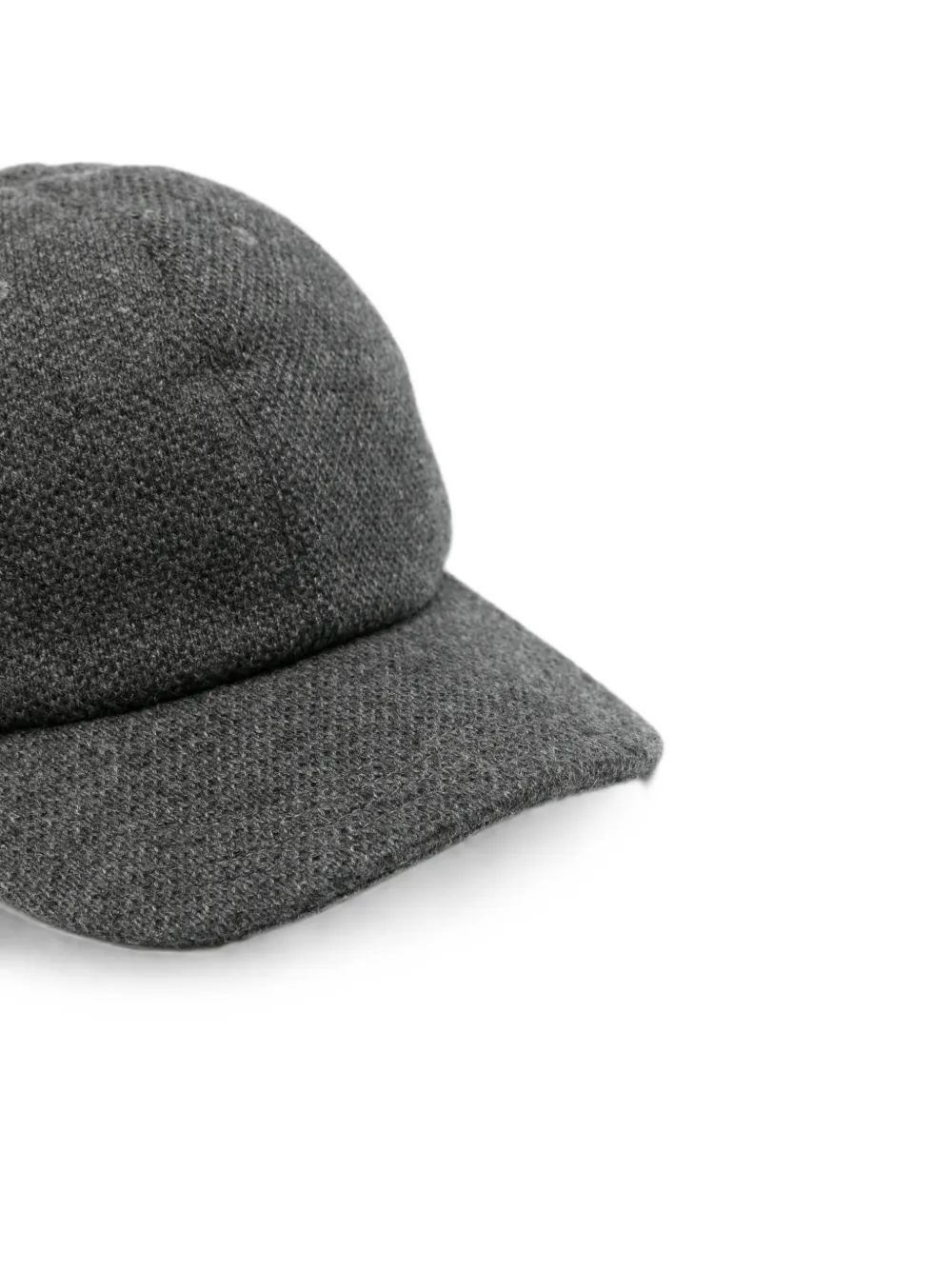 Kiton Gebreide honkbalpet Grijs