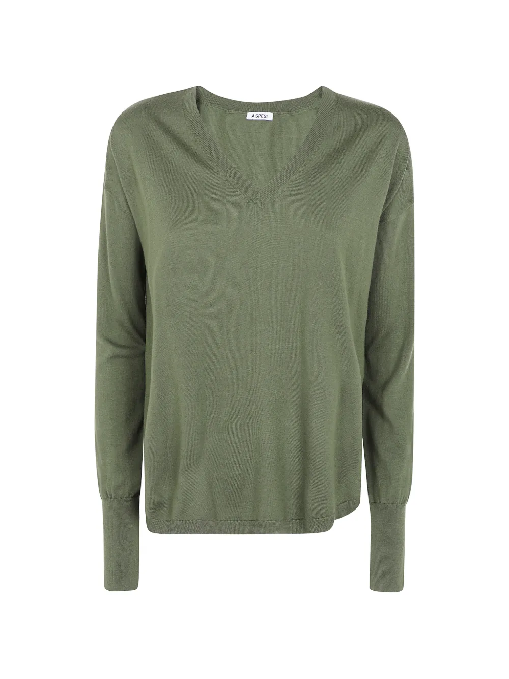 ASPESI V-neck sweater - Verde