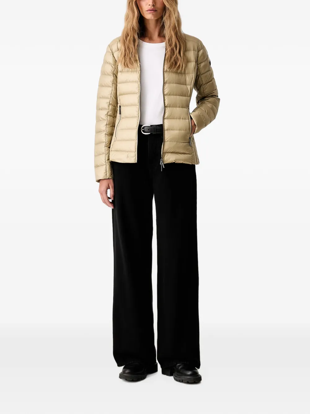 Armani Exchange Gevoerd jack met capuchon Beige