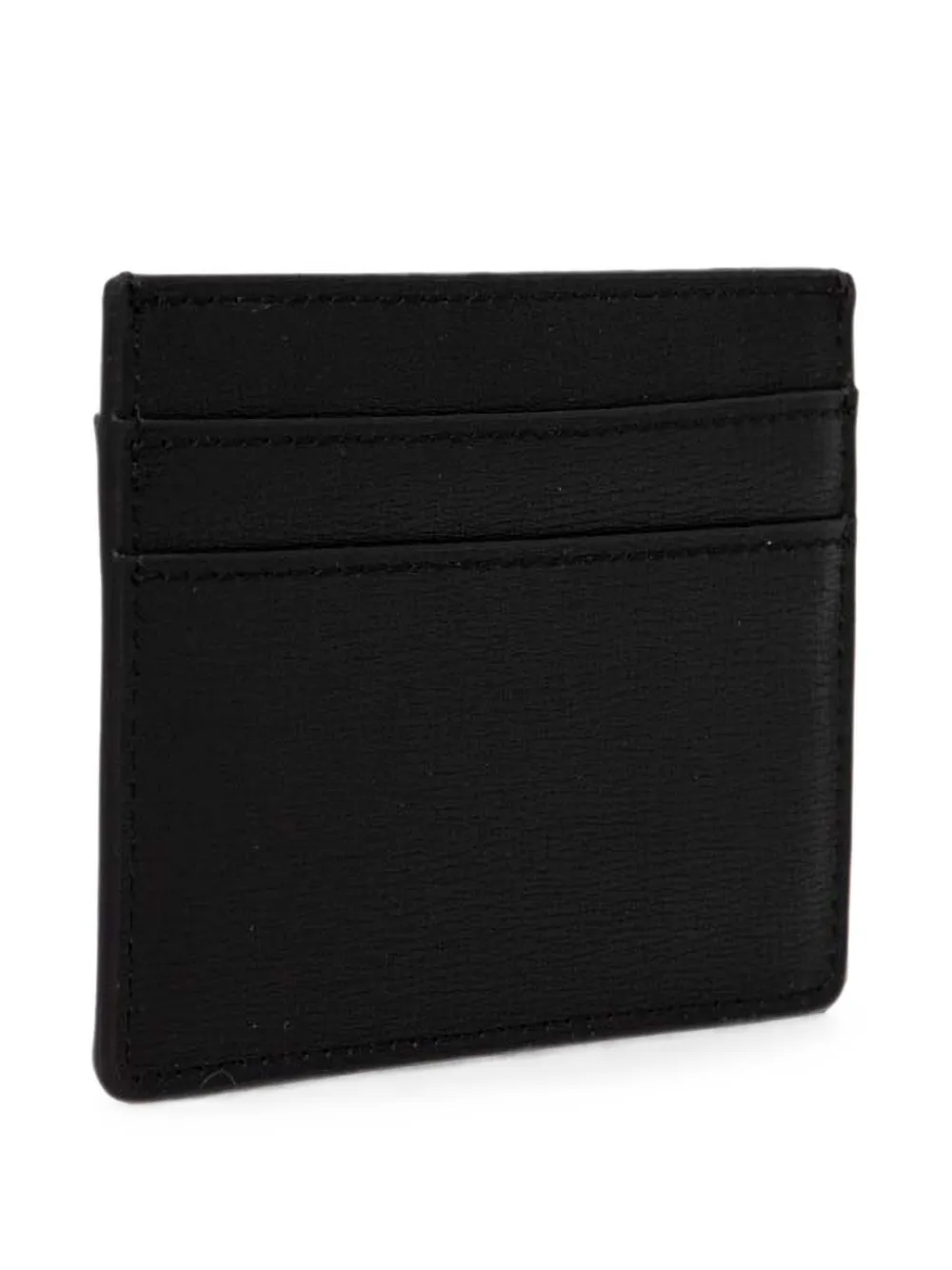 Armani Exchange logo-plaque cardholder Zwart