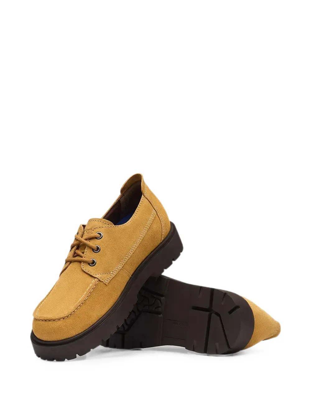 Birkenstock Highwood moc lace low Derby shoes Geel