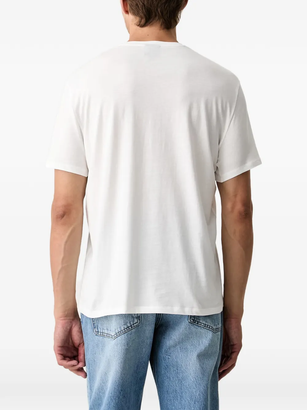 Armani Exchange T-shirt met logoprint Wit