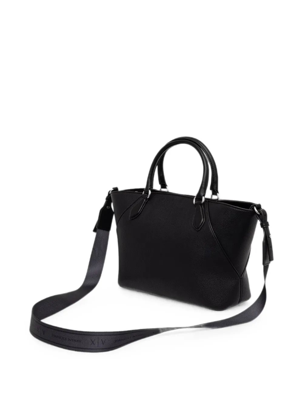 Armani Exchange Shopper met logobedel Zwart