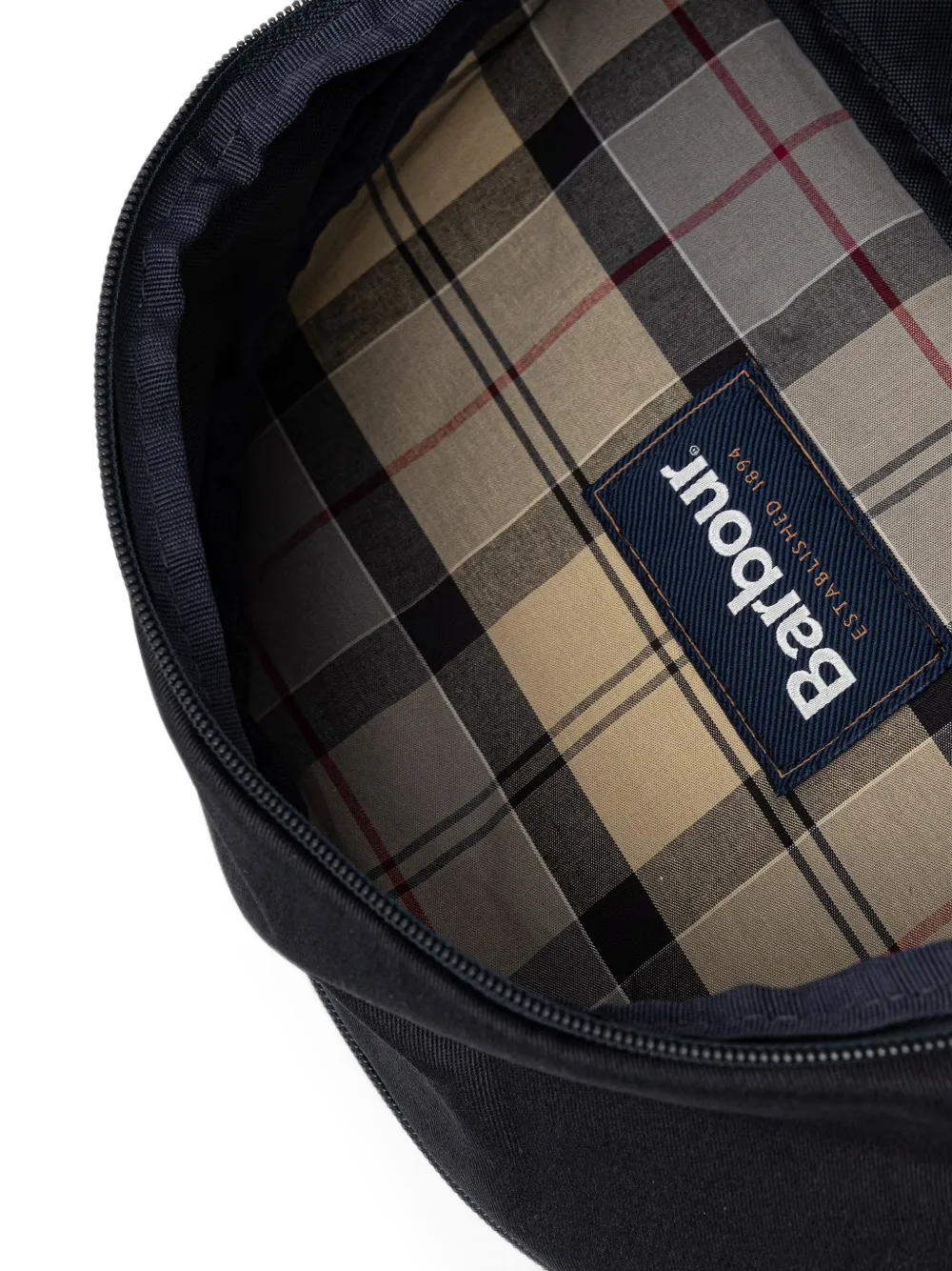 Barbour Cascade City rugzak met ritssluiting en logo-plakkaat Blauw