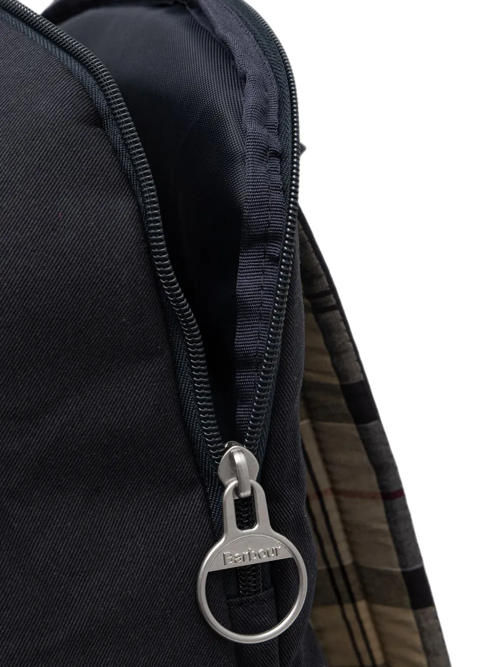 Barbour Cascade City rugzak met ritssluiting en logo-plakkaat Blauw