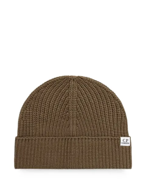 C.P. Company ribbed-knit beanie hat
