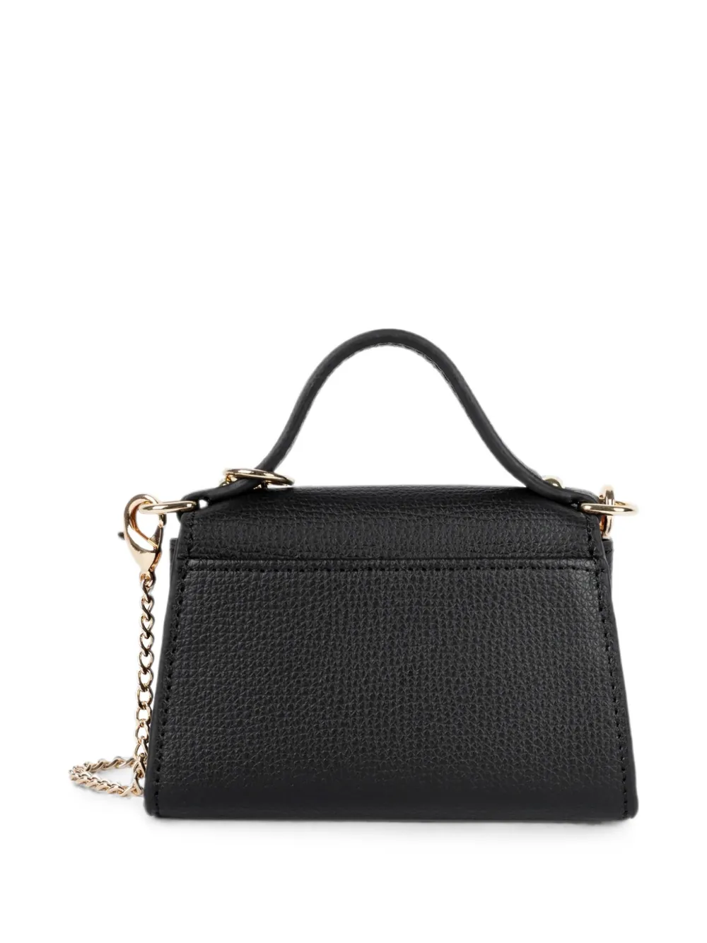 Lancaster PM Sierra shopper van bewerkt leer Zwart
