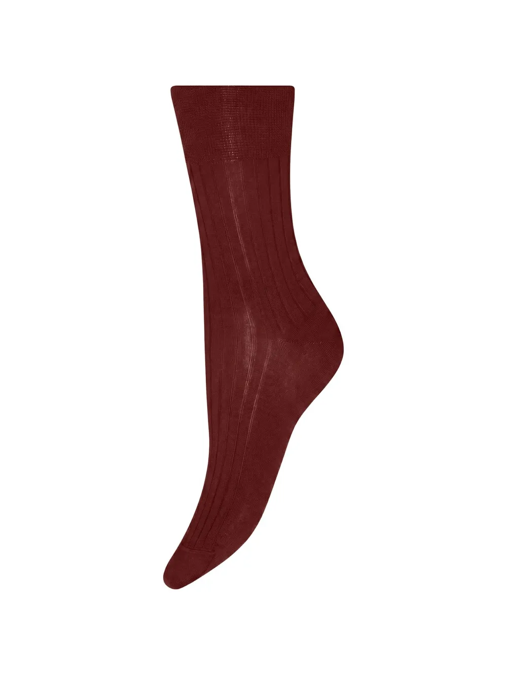 Wolford Ribgebreide sokken Rood