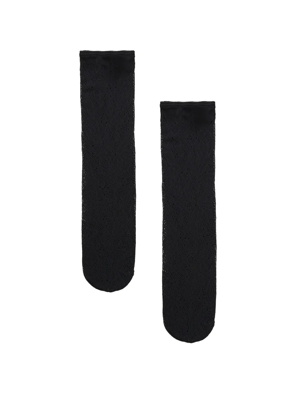Wolford Calzini Infinite Rose a fiori - Nero