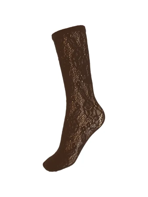 Wolford chaussettes Infinite Rose Net à motif ondulé