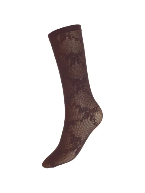 Wolford floral-lace socks