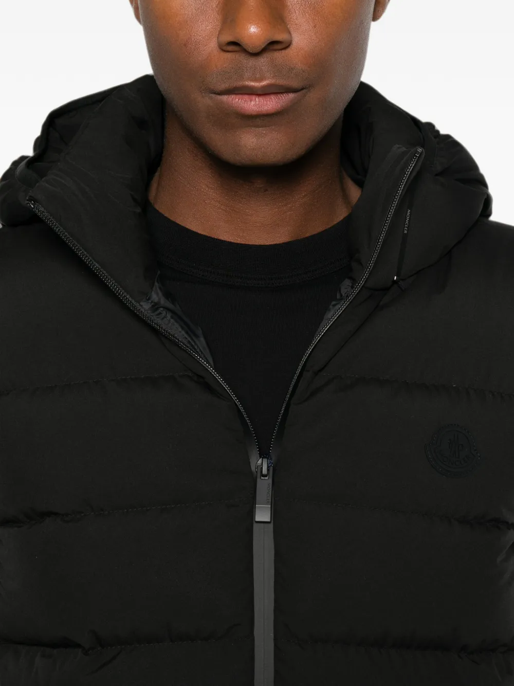 Moncler Arinella gewatteerde gilet Zwart