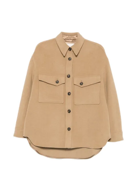 Closed button-up shirt jacket