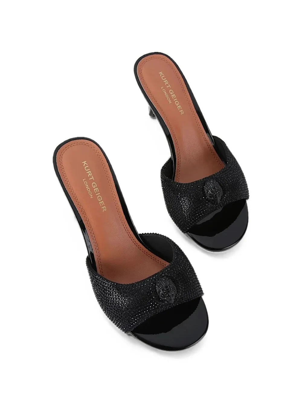 Kurt Geiger London Oxford heel mules DR Zwart